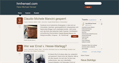 Desktop Screenshot of hmhensel.com