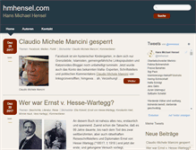 Tablet Screenshot of hmhensel.com